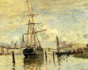 克劳德 莫奈 : The Seine At Rouen